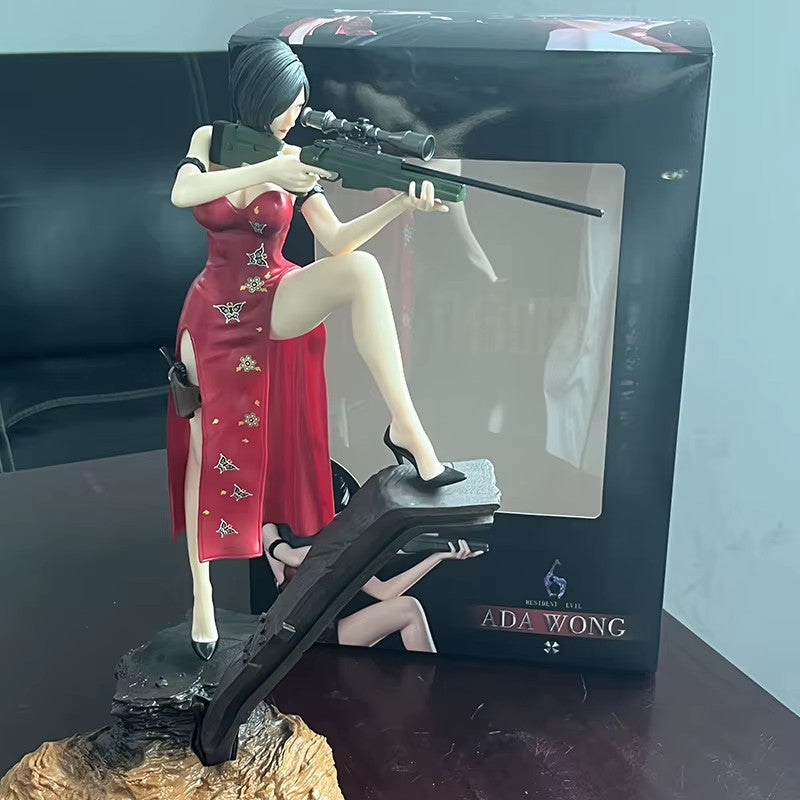 33cm Anime Resident Evil Action Figure Ada Wong CON SCATOLA ORIGINALE