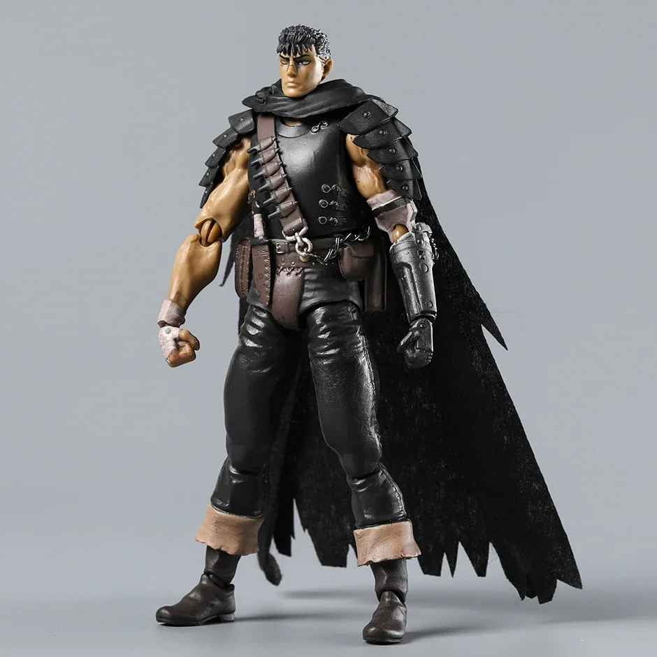 ⚔️ Berserk Guts Action Figure Spadaccino Nero Ver. Anime PVC da Collezione