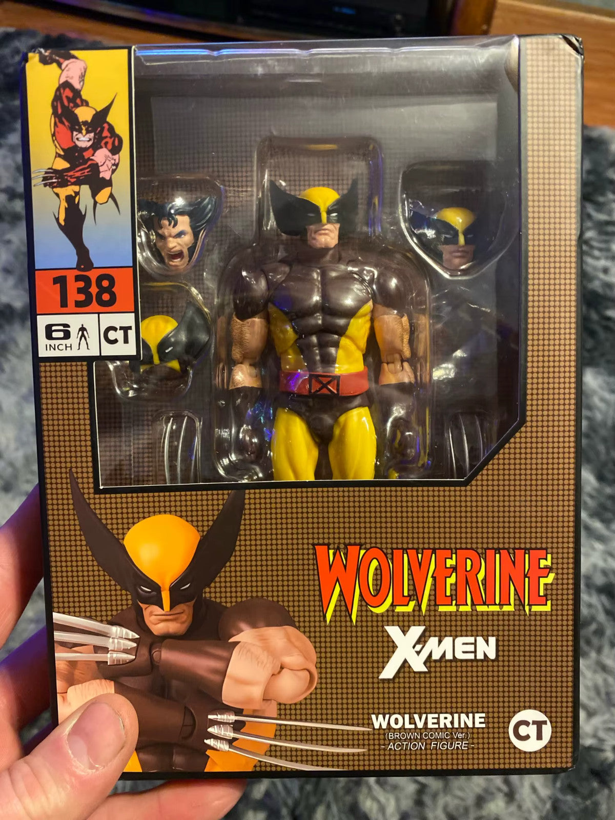 🔥 Mafex 138 Wolverine Deadpool 3 Action Figure PVC Statua da Collezione