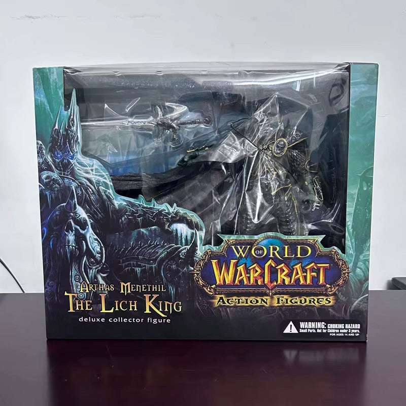 FALL OF THE LICH KING ARTHAS ACTION FIGURE Modello  21CM CON Original Box🎁