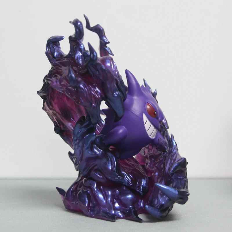 👻 Pokemon Gengar vs Snorlax Artiglio Fantasma – Action Figure 18 cm PVC
