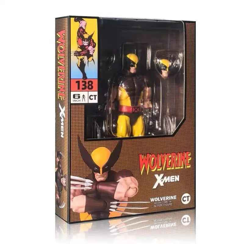 🔥 Mafex 138 Wolverine Deadpool 3 Action Figure PVC Statua da Collezione