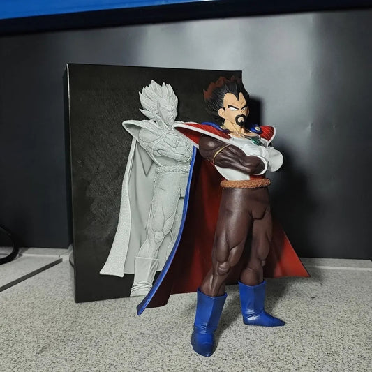 Dragon Ball King Vegeta Anime ActionFigure con mantello 29.5 cm