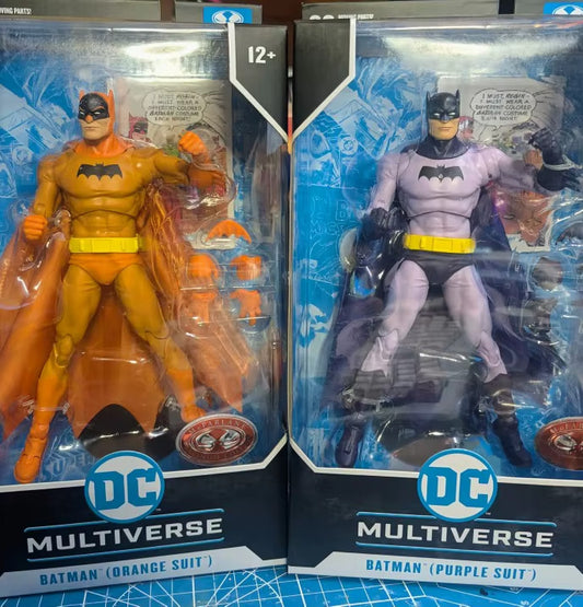 🦇 Batman DC Multiverse McFarlane Action Figure Purple & Orange Suit 18cm