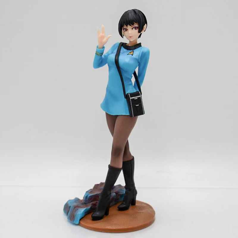 Star Trek 20CM Bishoujo Vulcan Science Officer Anime Action Figure CON SCATOLA