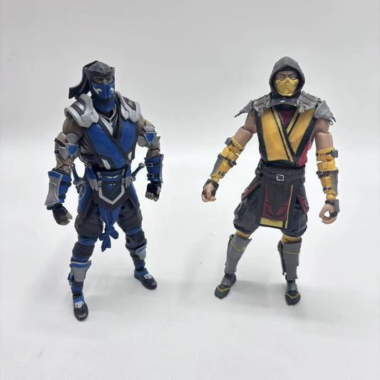 Mortal Kombat SUB ZERO , SCORPION Action Figure 17 Cm✅ CON SCATOLA COME IN FOTO