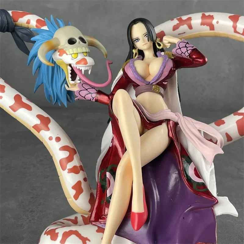 👑 Boa Hancock 🔥 Figura One Piece con Serpenti • Qiwuhai Seduta CON SCATOLA