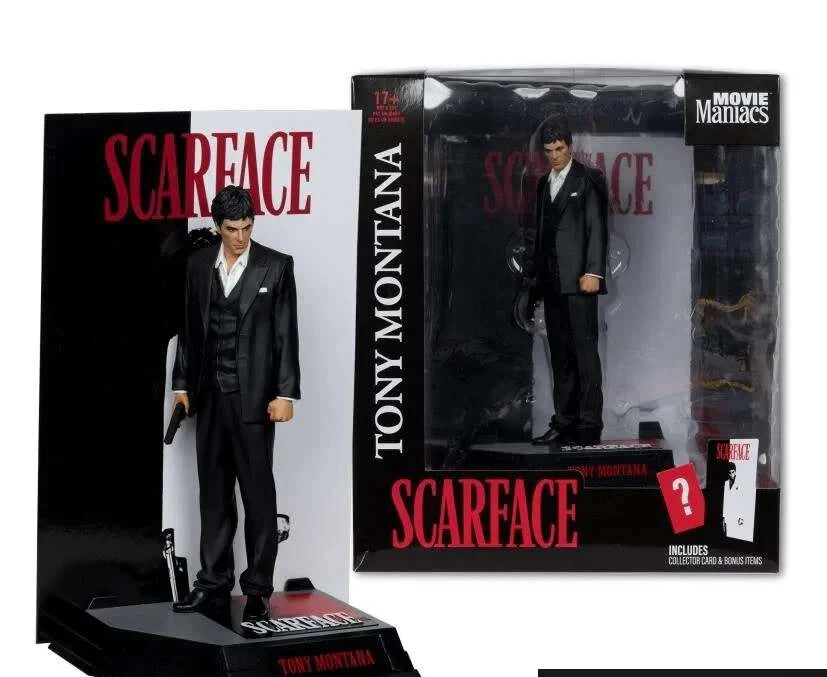 🔫 McFarlane Tony Montana Scarface Action Figure Fim Da Collezione