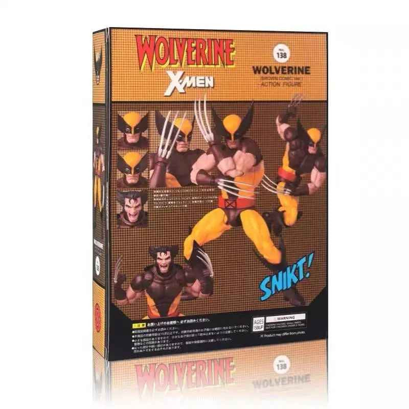 🔥 Mafex 138 Wolverine Deadpool 3 Action Figure PVC Statua da Collezione