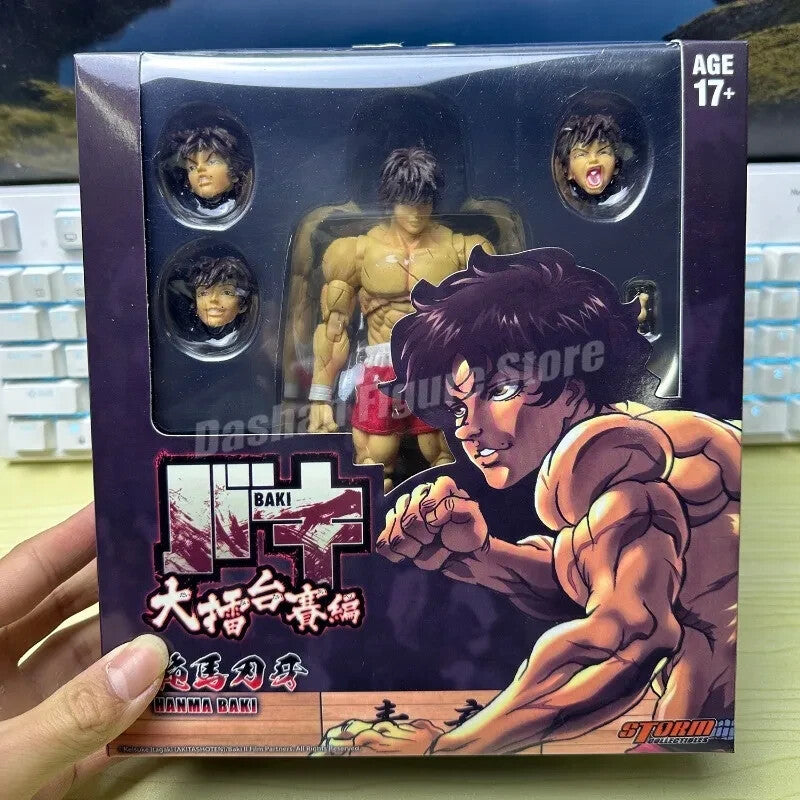 š„ST Baki Hanma - 17CM Action Figure di Hanma Yuujiro | Da Collezione in PVCš„