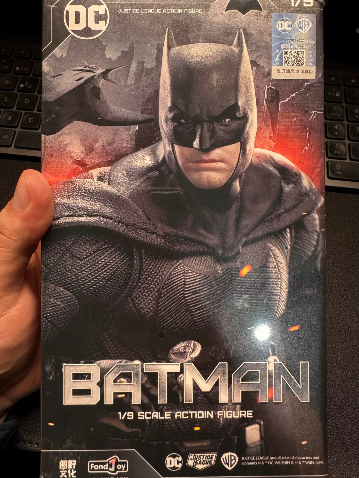Fondjoy Cavaliere Oscuro Batman 19Cm Action Figure Con Scatol 🚛SPED.GRATUITA