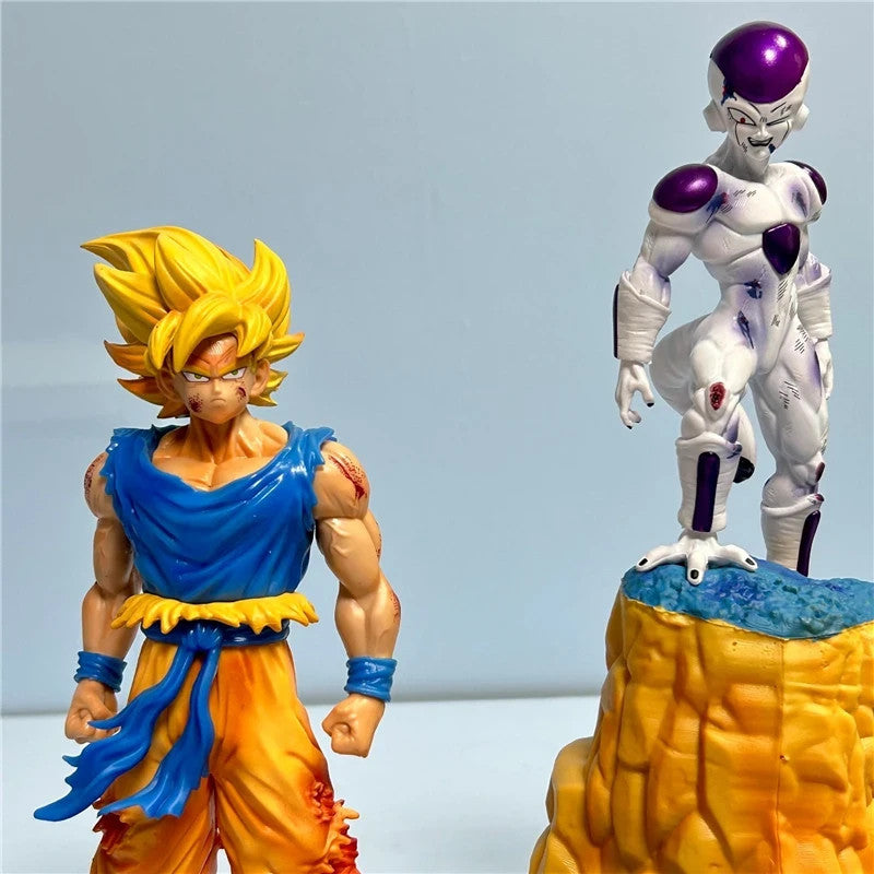🐉 Dragon Ball Z Action Figure 31cm – Goku SSJ vs Freezer Anime