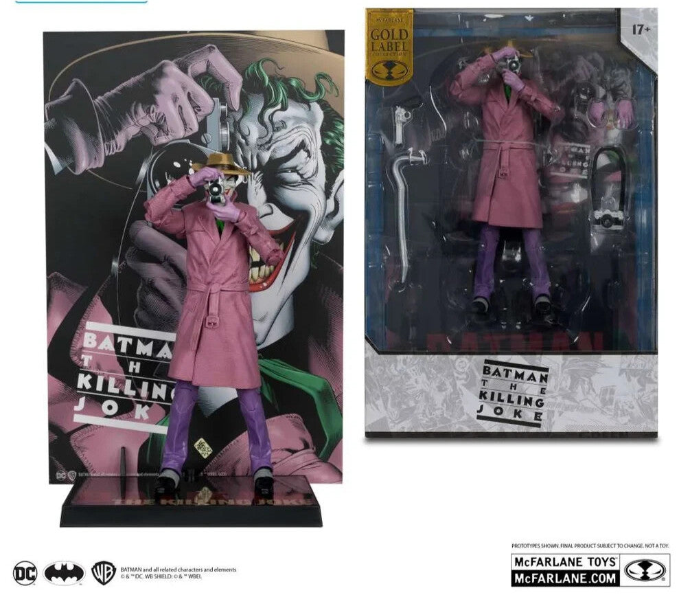 🦇 McFarlane DC 2025 Batman Killing Joker Action Figure 📘 Cover Edition