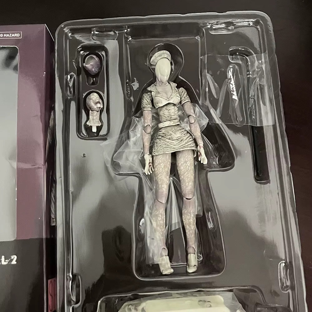 SILENT HILL 2 (Pyramid Head+Nurse)action figure 18CM CON SCATOLA 🚛SPED.GRATUITA