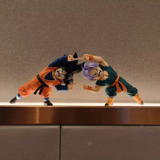 ✅DRAGON BALL Z ACTION FIGURE 10Cm GOTEN TRUNKS GOTENKS FUSION 💟CON SCATOLA