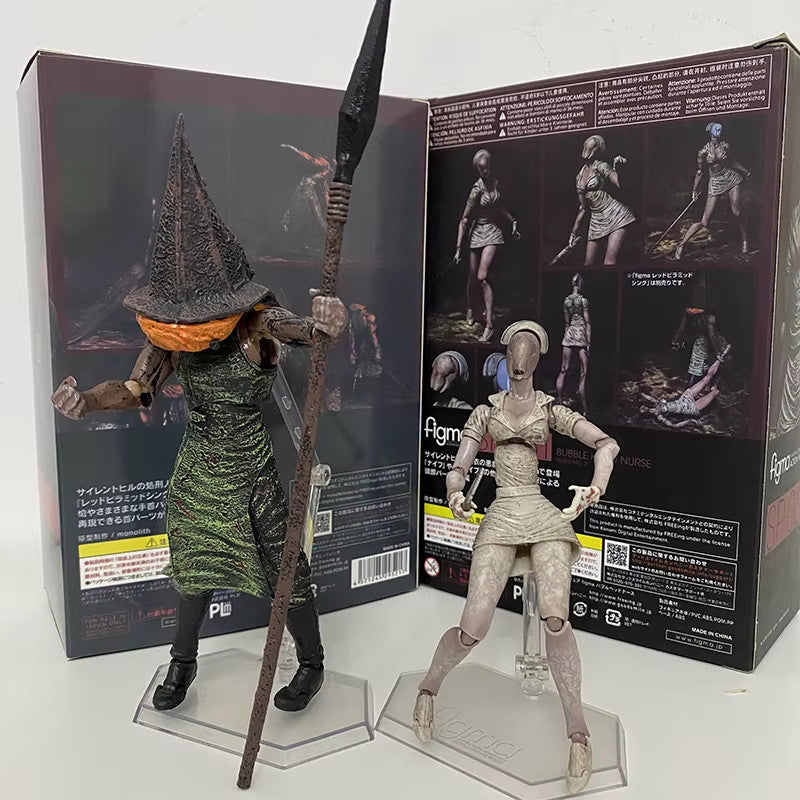 SILENT HILL 2 (Pyramid Head+Nurse)action figure 18CM CON SCATOLA 🚛SPED.GRATUITA
