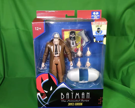 🦇 McFarlane 6'' Batman Serie Animata - 👮♂️James Gordon Action Figure