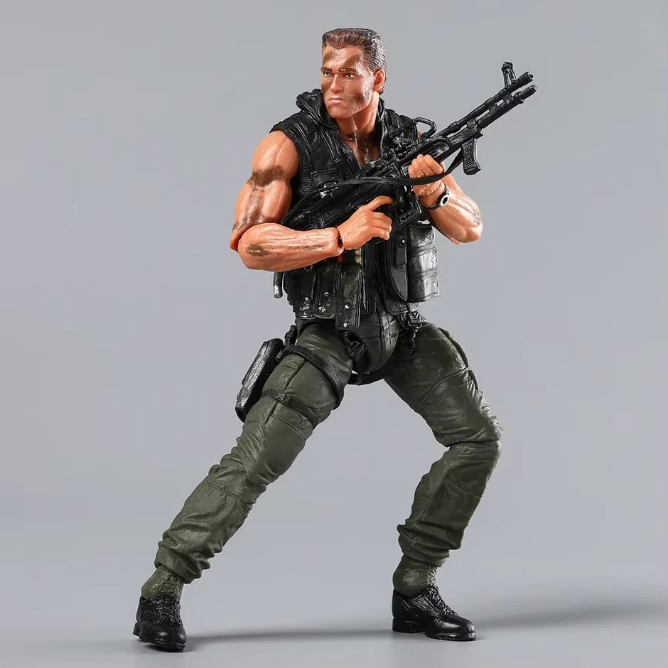 Neca Ultimate Commando Schwarzenegger 17,5Cm Action Figure Con Scatola✅