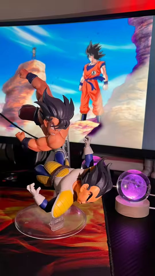 23 cm Anime🔮 Dragon Ball Z Figura Goku Vs Vegeta Figure 🔥