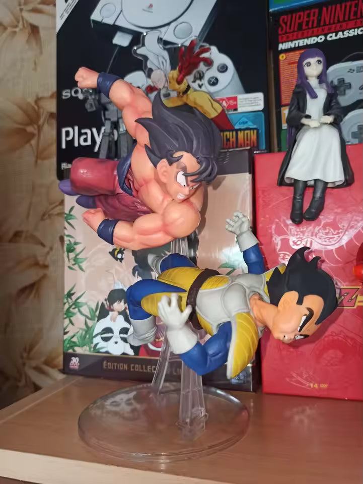 23 cm Anime🔮 Dragon Ball Z Figura Goku Vs Vegeta Figure 🔥