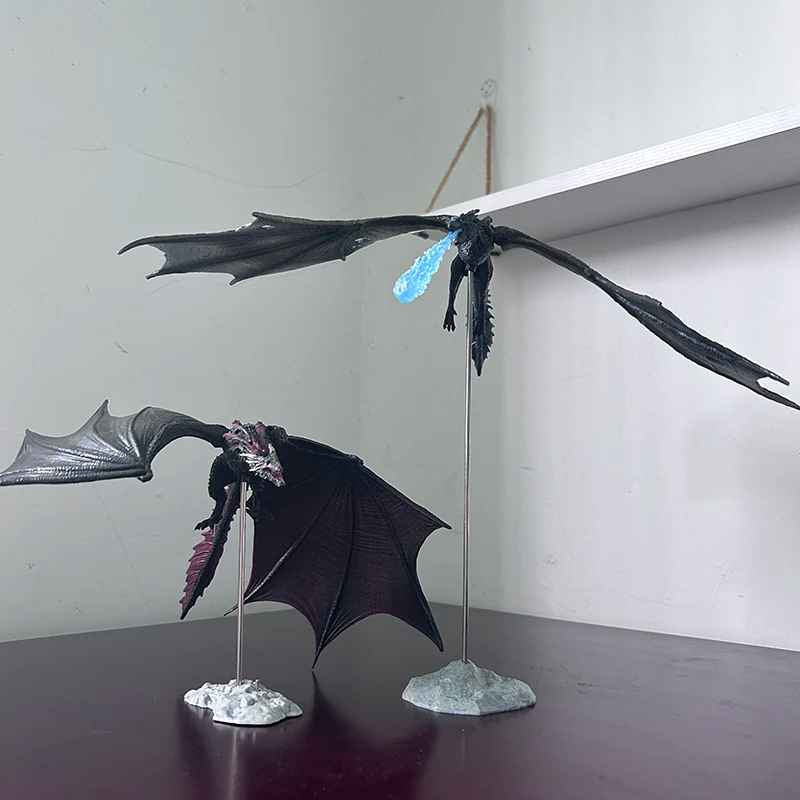 Game of Thrones Jon Snow Night King Daenerys Targaryen Frost Wyrm Viserion Black