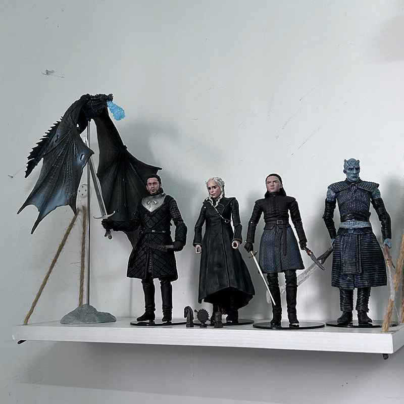 Game of Thrones Jon Snow Night King Daenerys Targaryen Frost Wyrm Viserion Black
