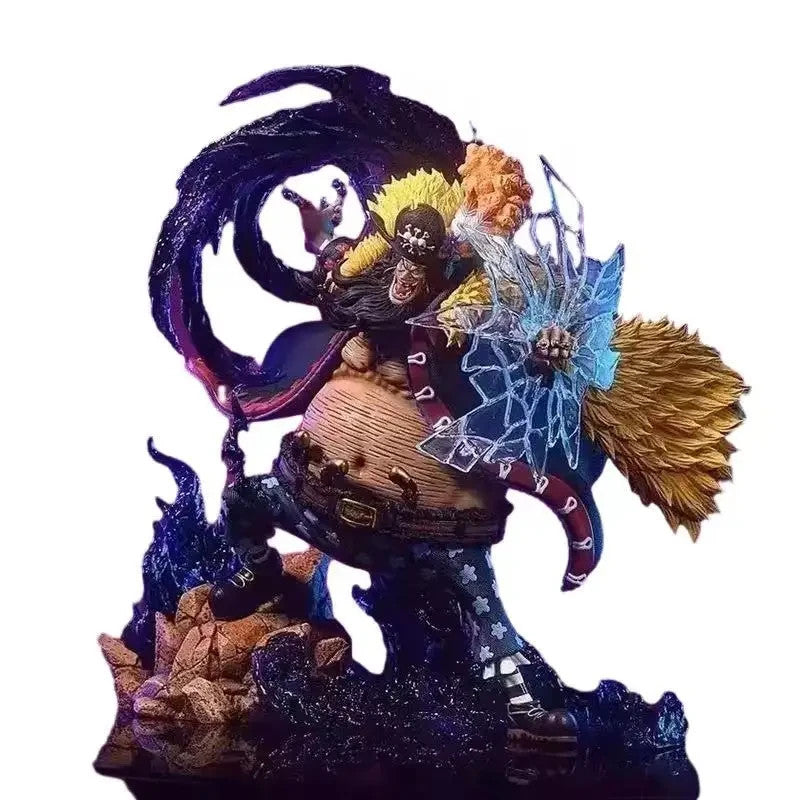 22cm One Piece Anime Figure Blackbeard Model Toy Marshall D Teach PVC Statue