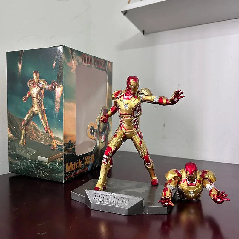 🟠  Iron Man 3 Mark XLII Mk 42 Edtion limitata  Action PVC Figure