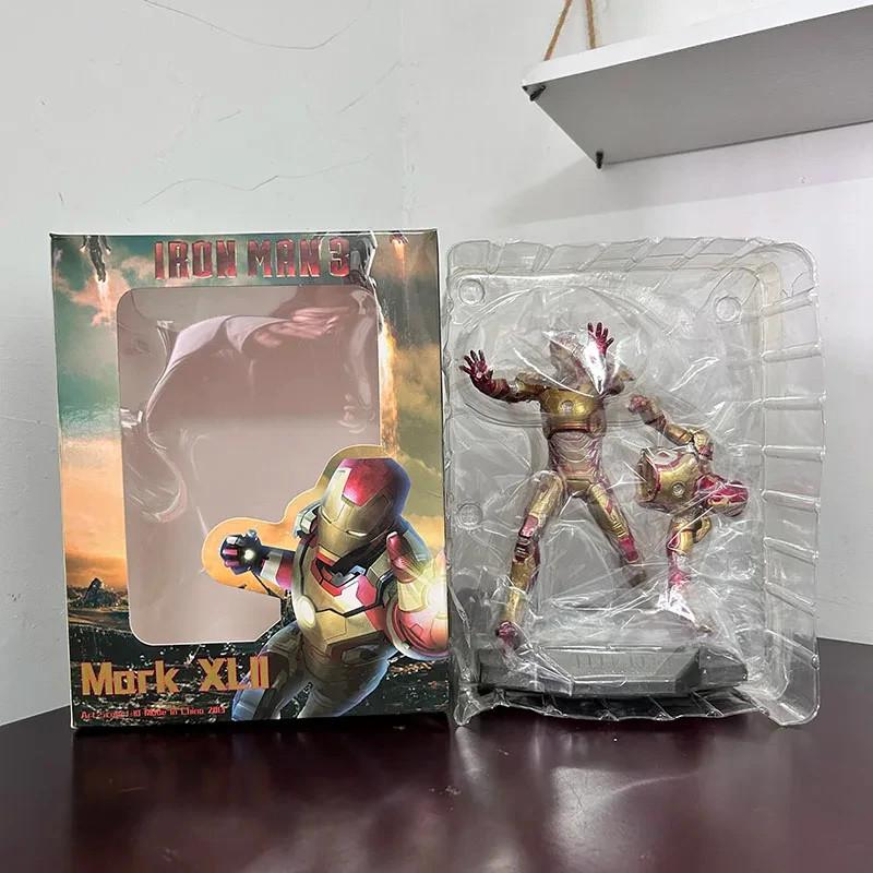 🟠  Iron Man 3 Mark XLII Mk 42 Edtion limitata  Action PVC Figure