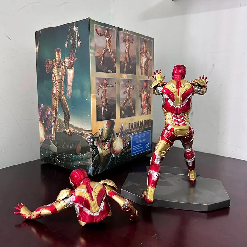 🟠  Iron Man 3 Mark XLII Mk 42 Edtion limitata  Action PVC Figure