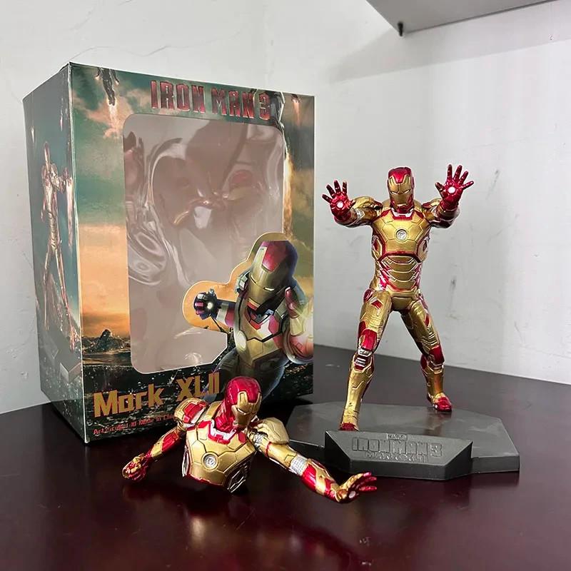 🟠  Iron Man 3 Mark XLII Mk 42 Edtion limitata  Action PVC Figure