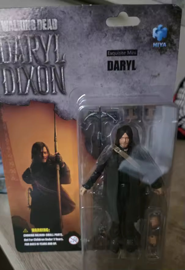 🔥 The Walking Dead Daryl Dixon Daryl  Action Figure 1/18 HIYA