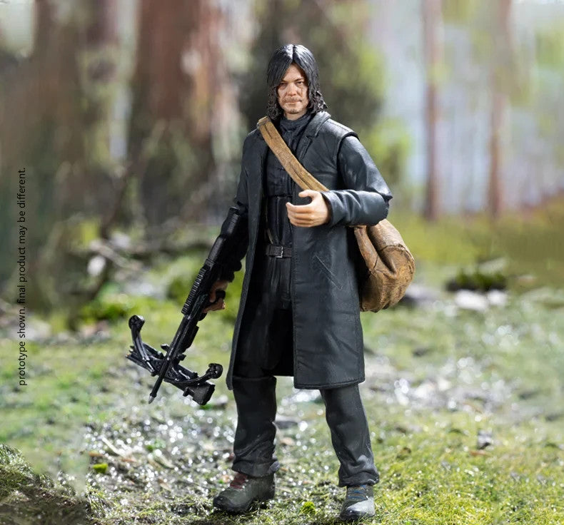 🔥 The Walking Dead Daryl Dixon Daryl  Action Figure 1/18 HIYA