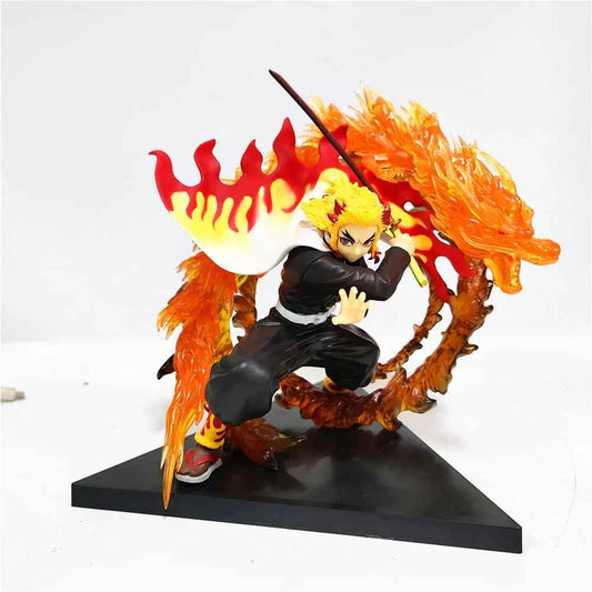 Demon Slayer Rengoku Kyoujurou 🔥Fuoco Led  Anime Action Figure PVC