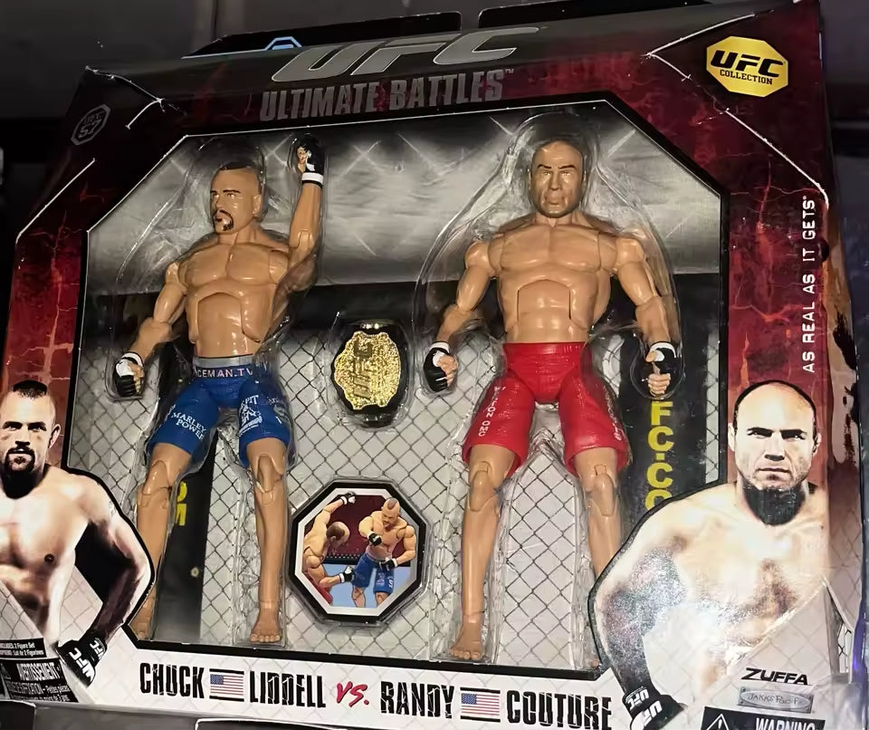 Randy Couture 🆚Chuck Liddell UFC 57 Jakks 18Cm Action Figure