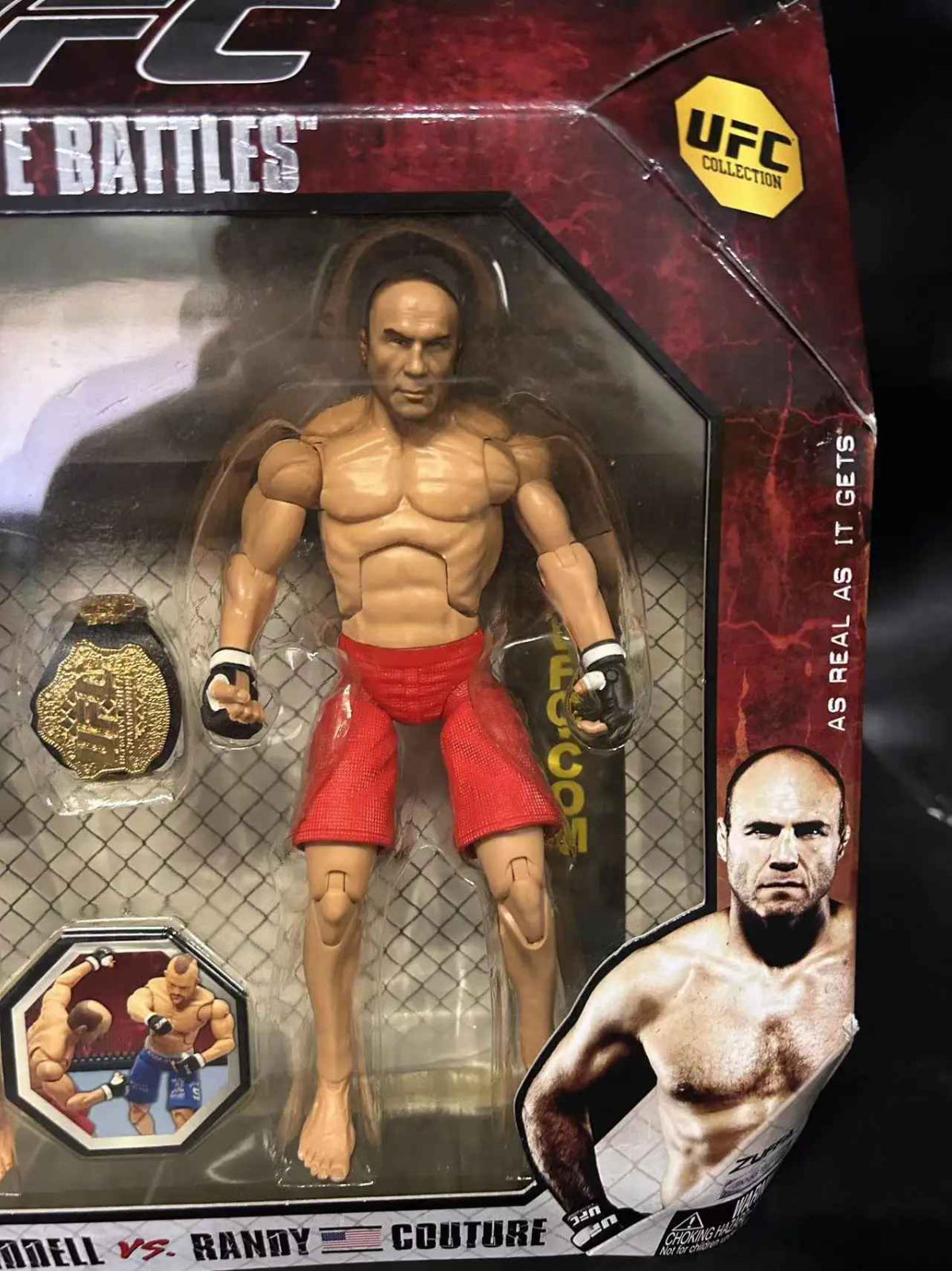 Randy Couture 🆚Chuck Liddell UFC 57 Jakks 18Cm Action Figure