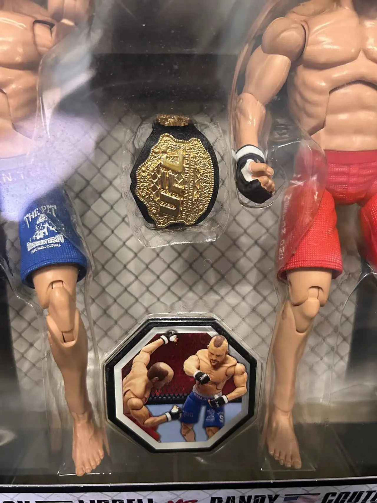 Randy Couture 🆚Chuck Liddell UFC 57 Jakks 18Cm Action Figure