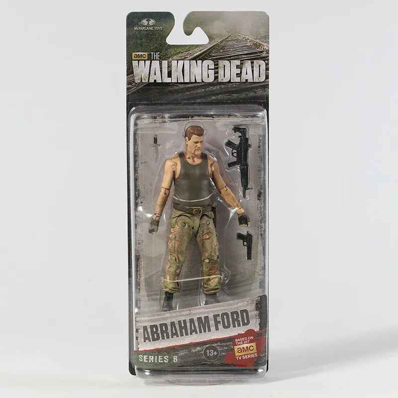 The Walking Dead 🔥12-14Cm Abraham Ford Bungee Walker,RickGrimes,Michonne