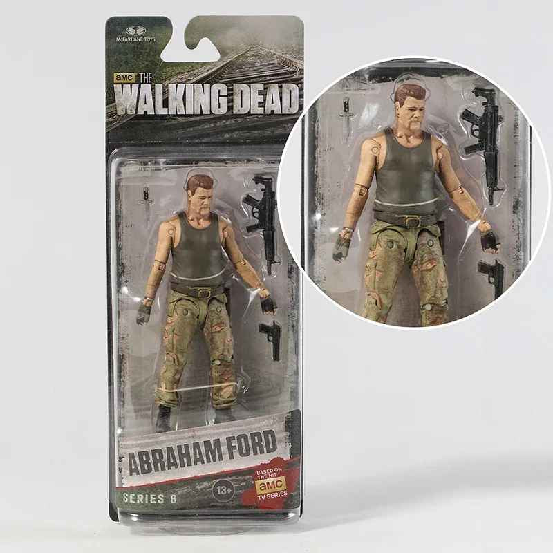 The Walking Dead 🔥12-14Cm Abraham Ford Bungee Walker,RickGrimes,Michonne