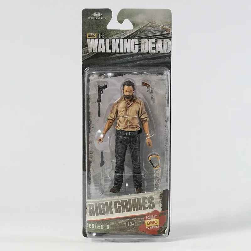The Walking Dead 🔥12-14Cm Abraham Ford Bungee Walker,RickGrimes,Michonne