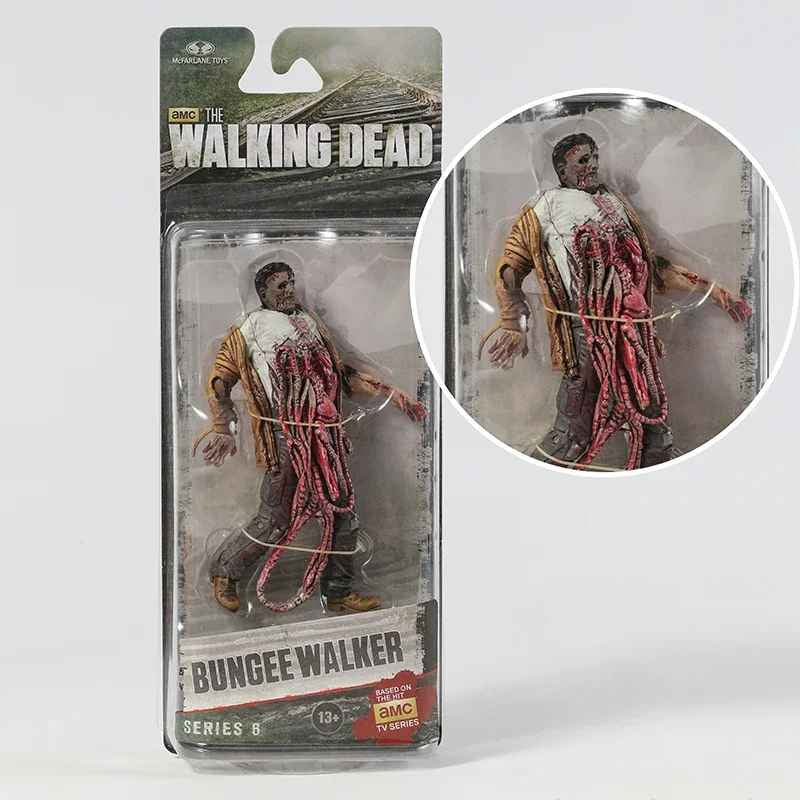 The Walking Dead 🔥12-14Cm Abraham Ford Bungee Walker,RickGrimes,Michonne