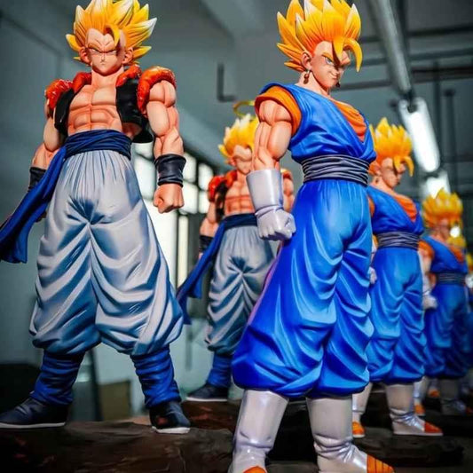 Jt Anime🔥 30 cm Action Figure Dragon Ball Vegetto-Gogeta  Con Base Super Saiyan