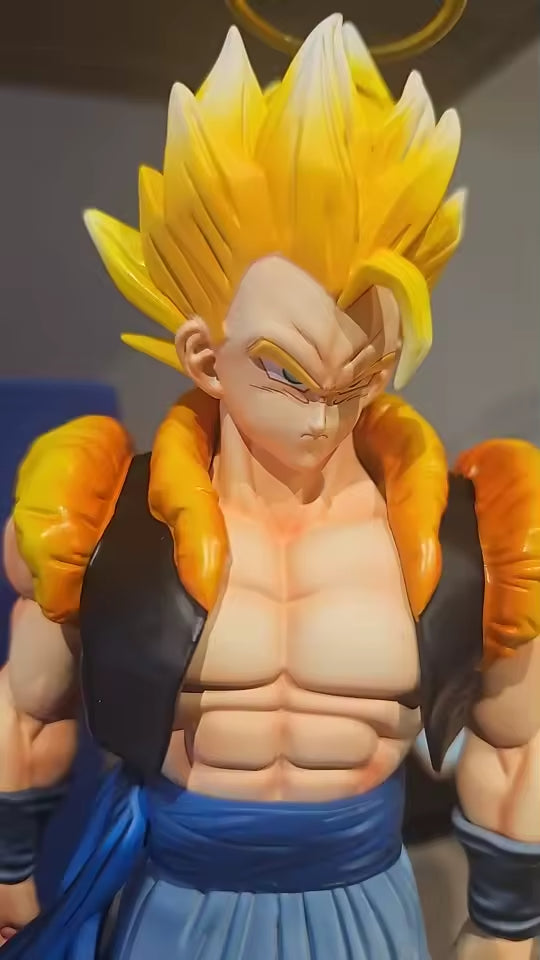 Jt Anime🔥 30 cm Action Figure Dragon Ball Vegetto-Gogeta  Con Base Super Saiyan
