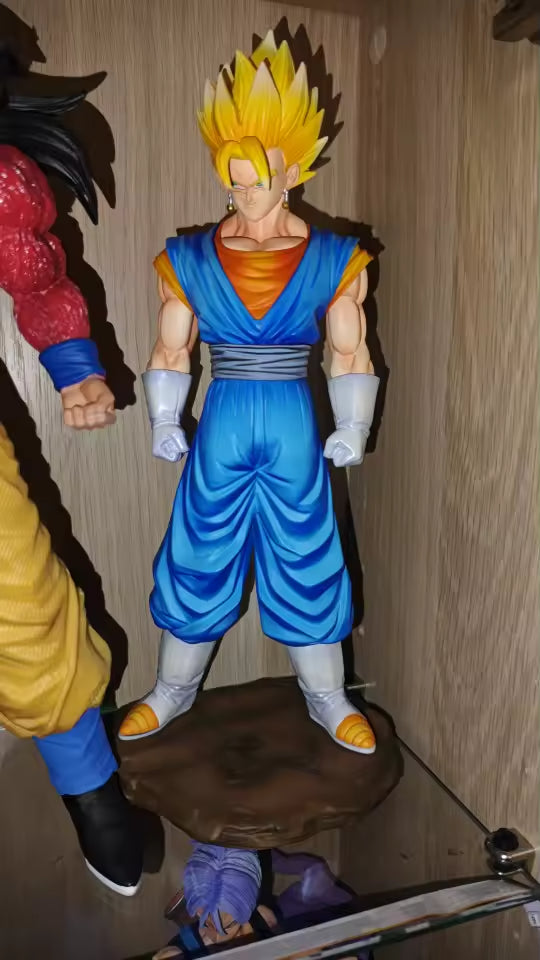 Jt Anime🔥 30 cm Action Figure Dragon Ball Vegetto-Gogeta  Con Base Super Saiyan