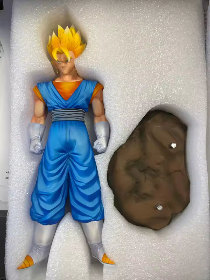 Jt Anime🔥 30 cm Action Figure Dragon Ball Vegetto-Gogeta  Con Base Super Saiyan