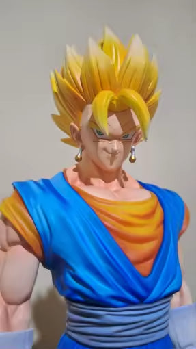 Jt Anime🔥 30 cm Action Figure Dragon Ball Vegetto-Gogeta  Con Base Super Saiyan