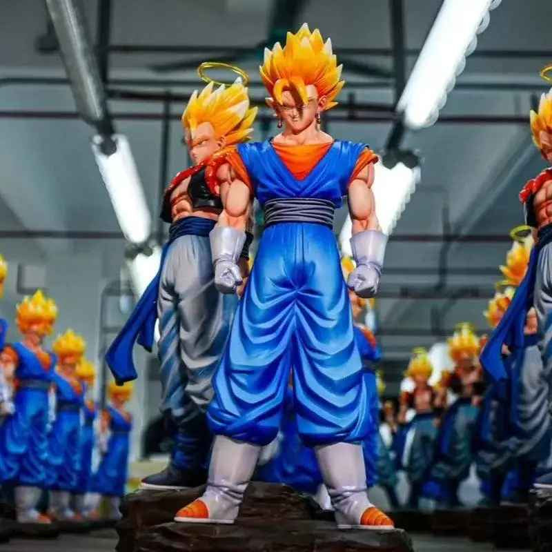 Jt Anime🔥 30 cm Action Figure Dragon Ball Vegetto-Gogeta  Con Base Super Saiyan