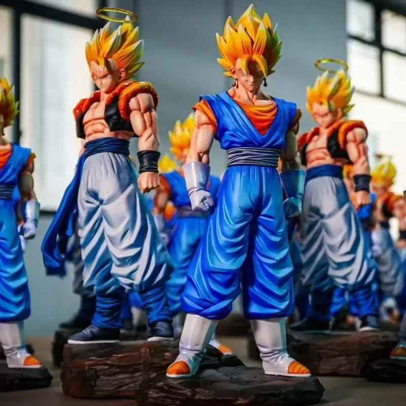 Jt Anime🔥 30 cm Action Figure Dragon Ball Vegetto-Gogeta  Con Base Super Saiyan