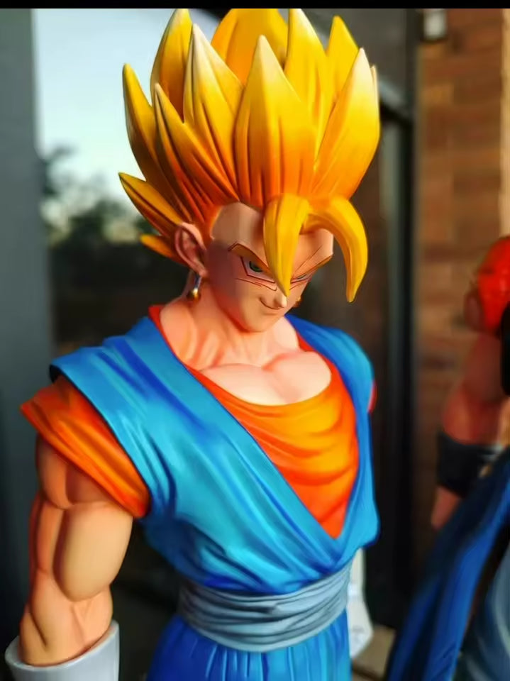 Jt Anime🔥 30 cm Action Figure Dragon Ball Vegetto-Gogeta  Con Base Super Saiyan