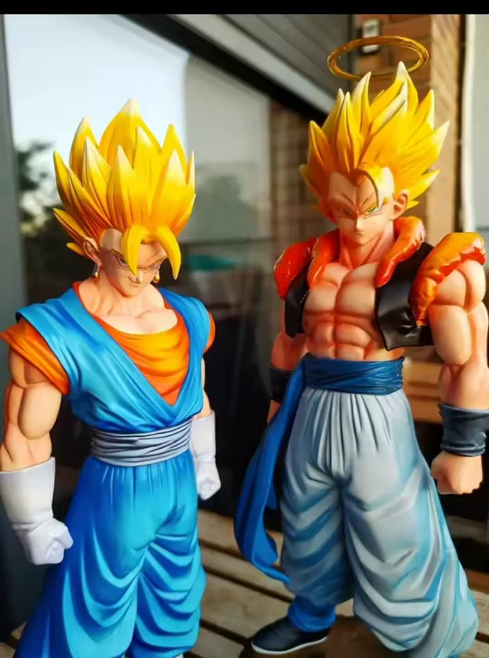 Jt Anime🔥 30 cm Action Figure Dragon Ball Vegetto-Gogeta  Con Base Super Saiyan